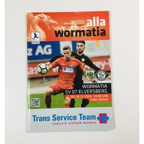 Programm Wormatia 08 - SV 07 Elversberg (GER), 2018