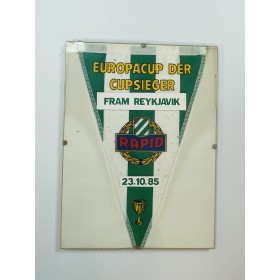 Wimpel Rapid Wien - Fram Reykjavík, 1985