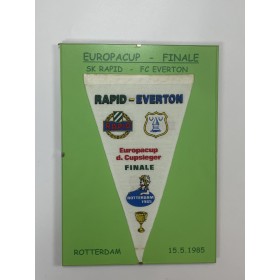 Wimpel Rapid Wien - FC Everton, 1985