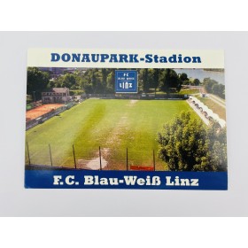 Stadionpostkarte FC Blau-Weiss Linz, Donauparkstadion