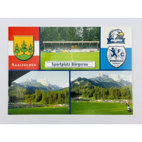 Stadionpostkarte FC Pinzgau Saalfelden, Sportplatz Bürgerau