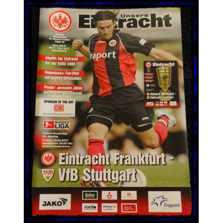 Programm Eintracht Frankfurt (GER) - VFB Stuttgart (GER), 2007