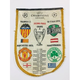 copy of Museum Wimpel Sturm Graz, Valencia, Panathinaikos Athen, Manchester United