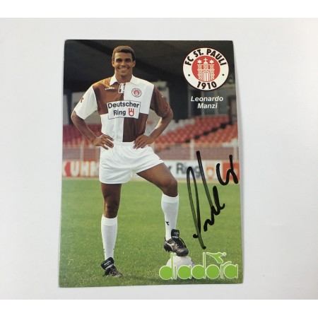 Autogrammkarte Leonardo Manzi, FC St. Pauli