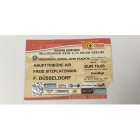 Ticket 1. FC Union Berlin - Fortuna Düsseldorf, 2008