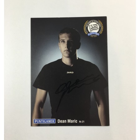 Autogrammkarte Sturm Graz, Dean Maric