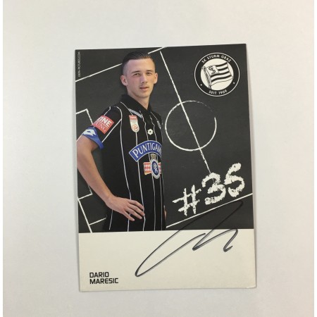 Autogrammkarte Sturm Graz, Dario Maresic