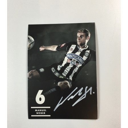 Autogrammkarte Sturm Graz, Manuel Weber