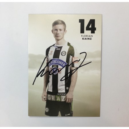 Autogrammkarte Sturm Graz, Florian Kainz