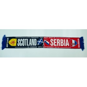 Schal Schottland - Serbien, Scotland - Serbia, 2012