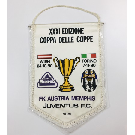 Museum Wimpel Austria Wien - Juventus Turin (ITA), 1990