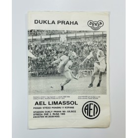 Programm Dukla Prag/Praha - AEL Limassol, 1985