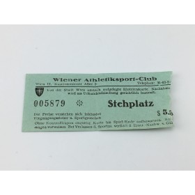 Ticket WAC, Wiener Athletiksportclub (AUT)