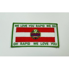 Aufnäher Rapid Wien (AUT), we love you ...