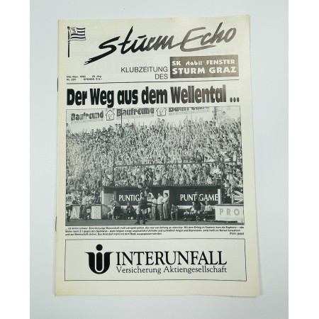 Vereinsmagazin Sturm Graz Echo, Nr. 220 von 1993