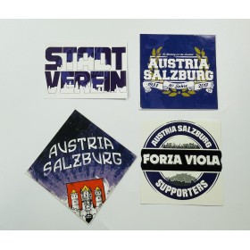 4x Aufkleber/Sticker Austria Salzburg