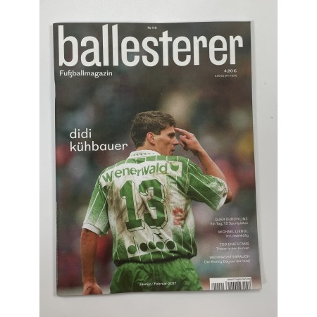 Fussballmagazin ballesterer, Kühbauer, Nr. 118