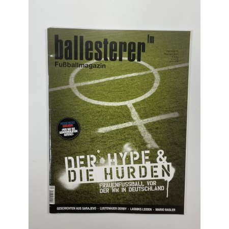 Fussballmagazin ballesterer, der Hype, Nr. 62