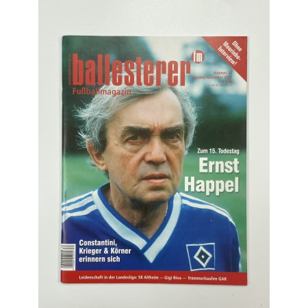 Fussballmagazin ballesterer, Happel, Nr. 30