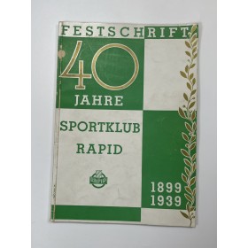 PR Festschrift Rapid Wien, 40 Jahre