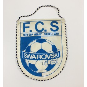 Wimpel FC Swarovski Tirol (AUT) - Sredez Sofia (BUL), 1986