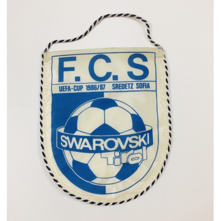 Wimpel FC Swarovski Tirol (AUT) - Sredez Sofia (BUL), 1986