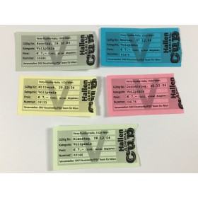 Tickets Hallencup Wien 2004, Dusika Halle