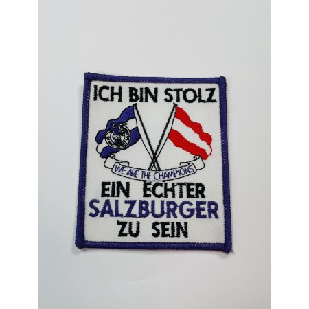 Aufnäher Austria Salzburg, Stolz