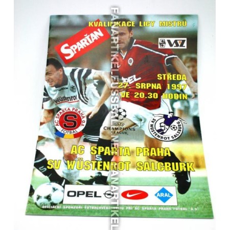 copy of Museum Programm Sparta PragPraha (CZE) - Austria Salzburg, 1997