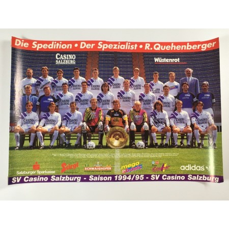 Mannschaftsposter Austria Salzburg, 1994/1995 (2)