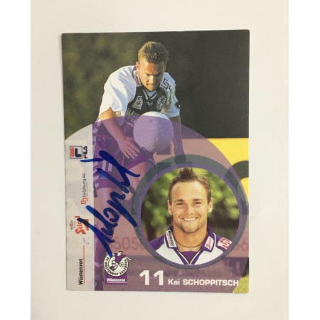 Autogrammkarte Austria Salzburg, Kai Schoppitsch