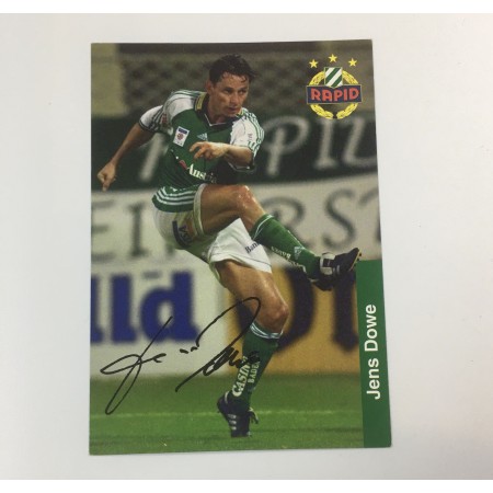 Autogrammkarte Jens Dowe, Rapid Wien