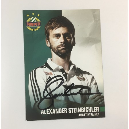 Autogrammkarte Rapid Wien, Alexander Steinbichler