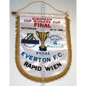 copy of Museum Wimpel Rapid Wien - Everton FC, 1985