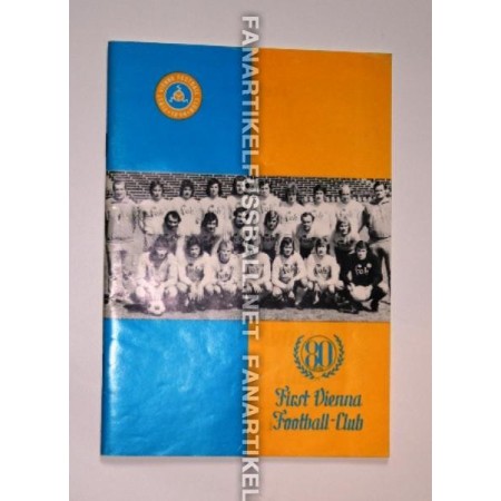 copy of Museum Festschrift 80 Jahre First Vienna FC