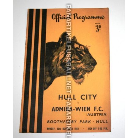 copy of Museum Programm Hull City - Admira Wien