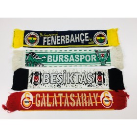 4x Schal Fenerbahce, Galatasaray, Bursaspor und Besiktas (TUR)