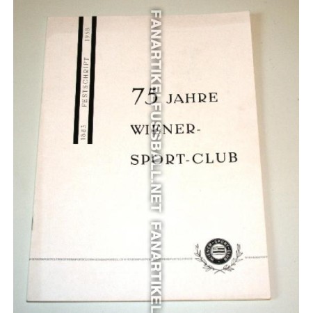 copy of Museum Festschrift Wiener Sportclub, 1958