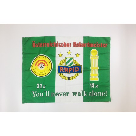 Fahne Rapid Wien (AUT), you´ll never walk alone