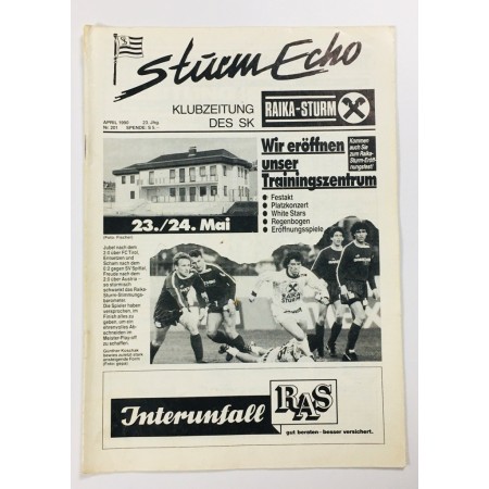 Vereinsmagazin Sturm Graz Echo, Nr. 201 von 1990