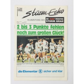 Vereinsmagazin Sturm Graz Echo mit Beilage, Nr. 223 von 1994