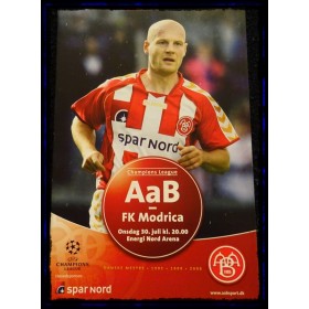 Programm Aalborg BK (DEN) - FK Modrica (BOS), 2008