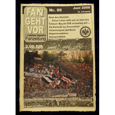 Fanzine Eintracht Frankfurt, Fan geht vor, Nr. 86