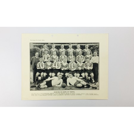 Sammelkarte/Teamfoto Rapid Wien, 1933/1934