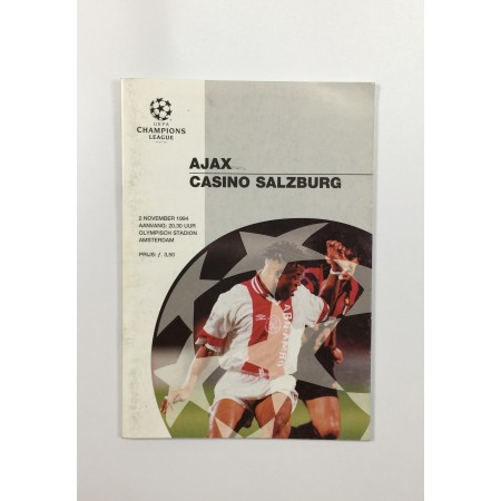 copy of Museum Programm Ajax Amsterdam (NED) - Austria Salzburg (AUT)