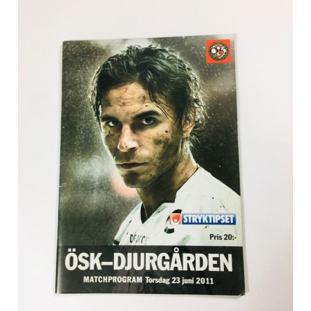 Programm Örebro SK - Djurgårdens IF (SWE), 2011