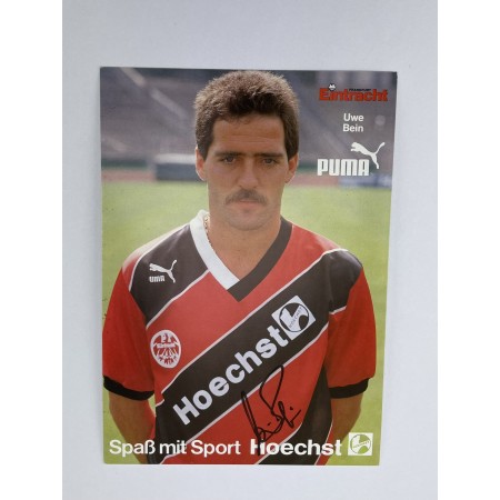 Autogrammkarte Eintracht Frankfurt, Uwe Bein