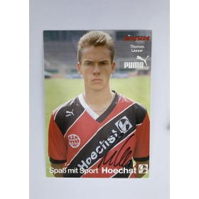 Autogrammkarte Eintracht Frankfurt, Thomas Lasser