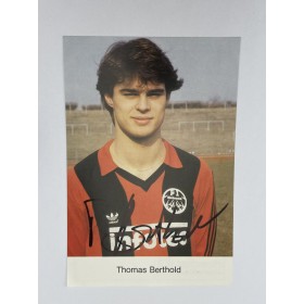 Autogrammkarte Eintracht Frankfurt, Thomas Berthold