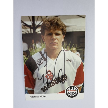 Autogrammkarte Eintracht Frankfurt, Andreas Möller